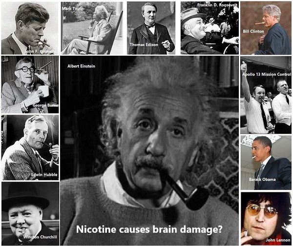 Important people who used nicotine