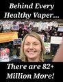 Behind every healthy vaper, there are 83+ million more!