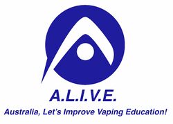 Alive logo with short text